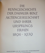 Die Renngeschichte der Daimler-Benz Aktiengesellschaft und ihrer Ursprungsfirmen 1894-1939. 2. Auflage.